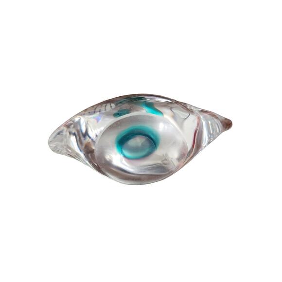 Multi Glass Hand Craft Murono Style Glass Fish set of 2 6.5"x4" 5"x3.5" - Picture 7 of 10